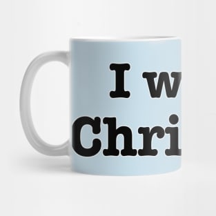 I Write Christian Mug